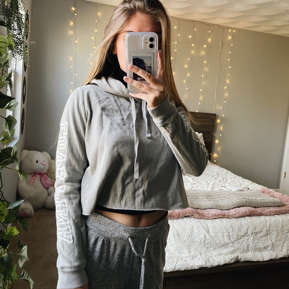 ✨PINK cropped sweatshirt